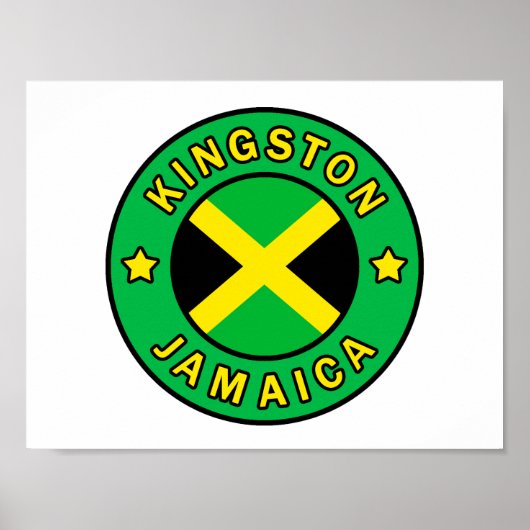 Kingston Jamaica Poster (Voorkant)