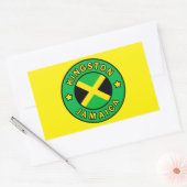Kingston Jamaica Rechthoekige Sticker (Envelop)