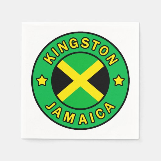 Kingston Jamaica Servet (Voorkant)