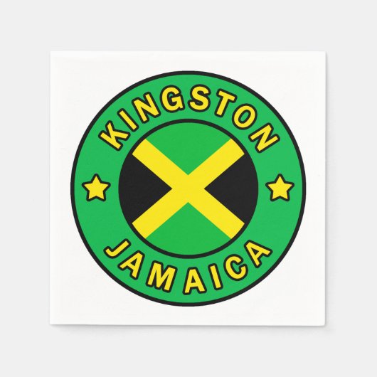 Kingston Jamaica Servet (Voorkant)