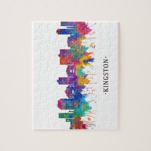 Kingston Jamaica Skyline Legpuzzel (Verticaal)