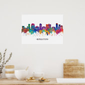 Kingston Jamaica Skyline Poster (Keuken)
