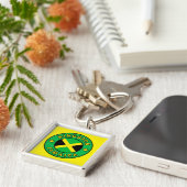 Kingston Jamaica Sleutelhanger (Zijkant)