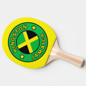 Kingston Jamaica Tafeltennisbatje (Zijkant)