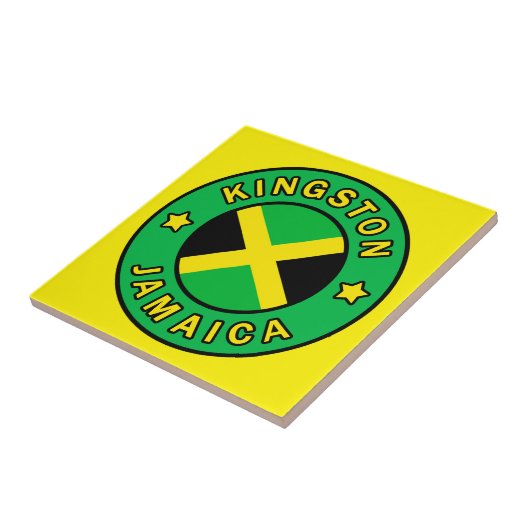 Kingston Jamaica Tegeltje (Zijkant)