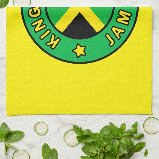 Kingston Jamaica Theedoek (Gevouwen)