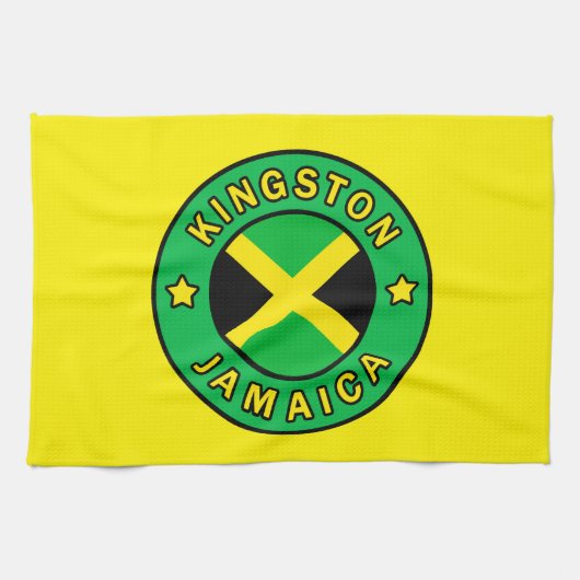 Kingston Jamaica Theedoek (Horizontaal)
