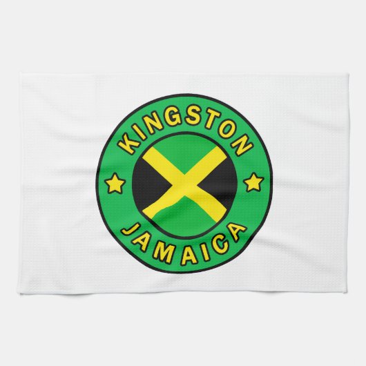 Kingston Jamaica Theedoek (Horizontaal)