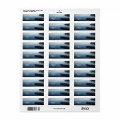 Kingston Lake, Ontario. Mooie foto van het meer... Etiket (Full Sheet)