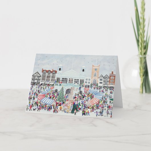 Kingston Market Surrey Feestdagen Kaart (Voorkant)