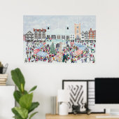 Kingston Market Surrey Poster (Thuiskantoor)