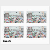 Kingston Market Surrey Rechthoekige Sticker (Vel)