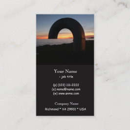 Kingston-meer, Ontario-zonsondergang. Visitekaartje