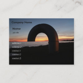 Kingston-meer, Ontario-zonsondergang. Visitekaartje