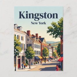 Kingston, New York Briefkaart