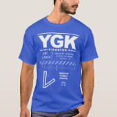 Kingston Norman Rogers Airport YGK T-shirt (Voorkant)