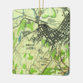 Kingston NY  Map Keramisch Ornament (Links)