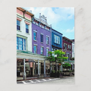 Kingston NY - Uitzicht van Wall Street Briefkaart