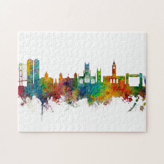 Kingston on Hull England Skyline Legpuzzel (Horizontaal)