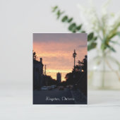 Kingston - Ontario - zonsondergang - reizen Briefkaart (Staand voorkant)
