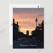 Kingston - Ontario - zonsondergang - reizen Briefkaart (Voorkant / Achterkant)