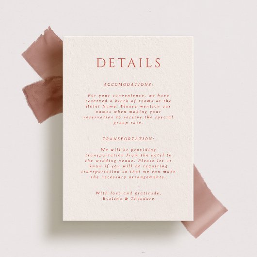 Kingston Portait Wedding Details Kaart