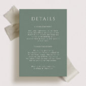 Kingston Portait Wedding Details Kaart