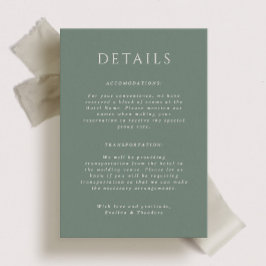 Kingston Portait Wedding Details Kaart