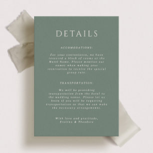 Kingston Portait Wedding Details Kaart