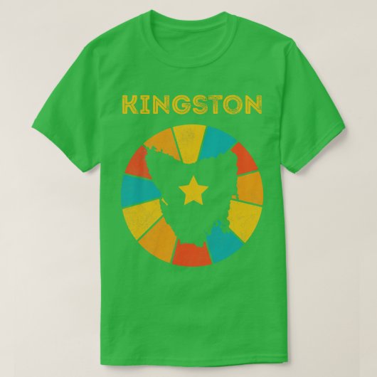 Kingston Tasmanië  Verdrietig Souvenir 1 T-shirt (Design voorkant)