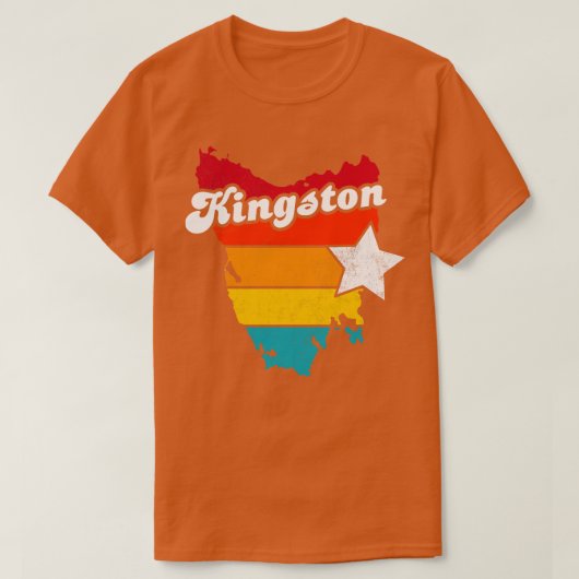 Kingston Tasmanië  Verdrietig Souvenir 2 T-shirt (Design voorkant)