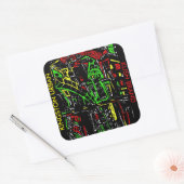 KINGSTON URBAN KUSH BRAND VIERKANTE STICKER (Envelop)