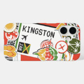 Kingston Vibes - Jamaica Boarding Pass Case-Mate iPhone Case (Achterkant (horizontaal))