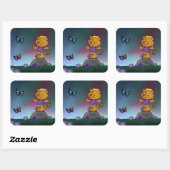 Kingston Vierkante Sticker (Vel)