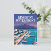 Kingston Waterfront Jamaica Briefkaart (Staand voorkant)