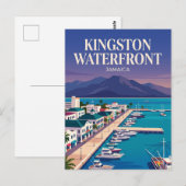 Kingston Waterfront Jamaica Briefkaart (Voorkant / Achterkant)