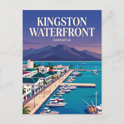 Kingston Waterfront Jamaica Briefkaart (Voorkant)