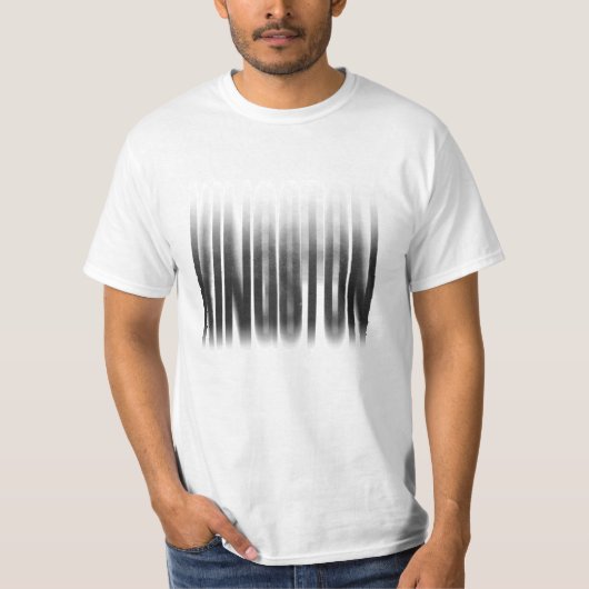 Kingston Wazig Effect Typografie Reggae T-shirt (Voorkant)