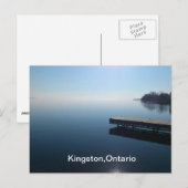 Kingstonmeer, Ontario Briefkaart (Voorkant / Achterkant)