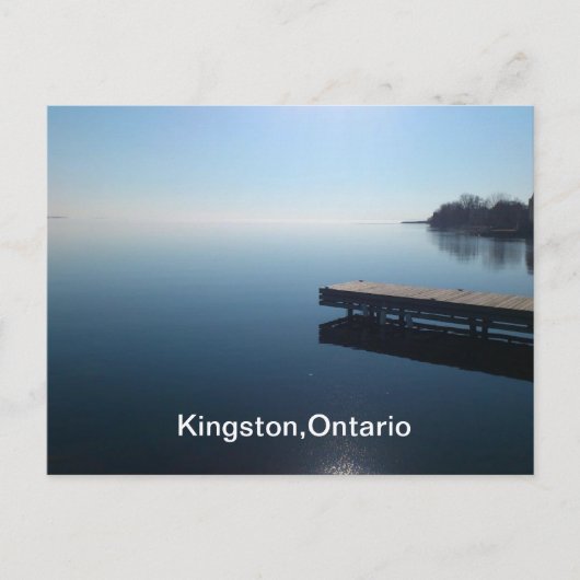 Kingstonmeer, Ontario Briefkaart (Voorkant)
