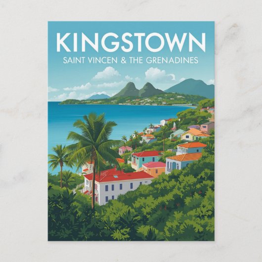  Kingstown Reizen Briefkaart (Voorkant)