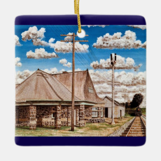 Kingsville, ON Depot door Tom Rock Keramisch Ornament