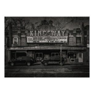 Kingsway Theater nr. 2 Oude Filmversie Foto Afdruk
