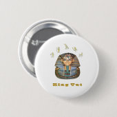 KingTut coole spullen Ronde Button 5,7 Cm (Voorkant /achterkant)