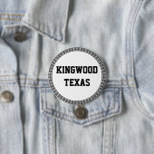 KINGWOOD, TEXAS RONDE BUTTON 7,6 CM (In situ)