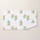 Kingyo Goldfish Blue en Oranje Bad Handdoek (Handdoek)