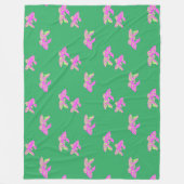 Kingyo Goldfish Pink Fleece Deken (Voorkant)