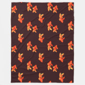 Kingyo Goldfish Red en geel Fleece Deken (Voorkant)