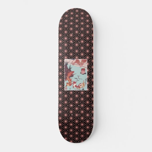 Kingyozukushi Hyaku-monogatari Persoonlijk Skateboard (Voorkant)