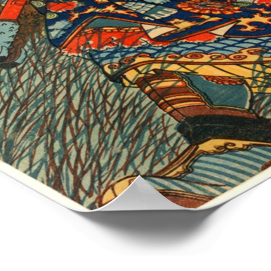 Kinhyoshi Yorin Kuniyoshi Japanese Fine Art Poster (Hoek)